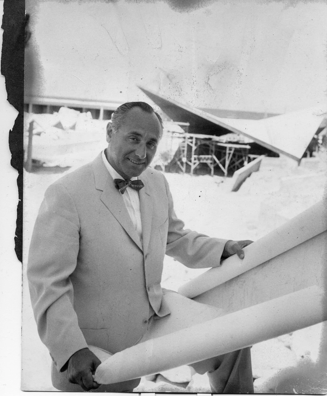 Morris Lapidus in a photograph supplied by Deborah Desilets.