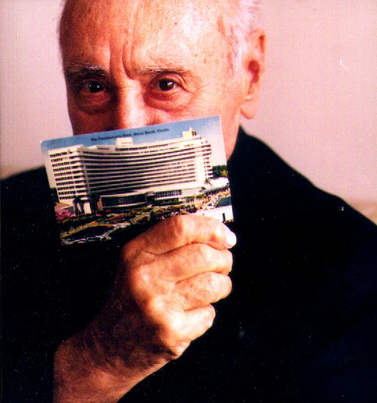 Supplied archival postcard photograph associated with Morris Lapidus.